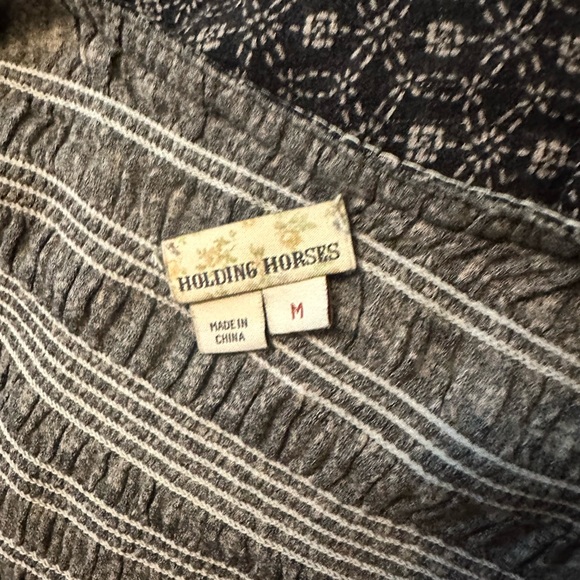 Anthropologie Holding Horses Mojave Peasant Dress Size M - Picture 4 of 5